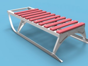 Childs sled 3D Model