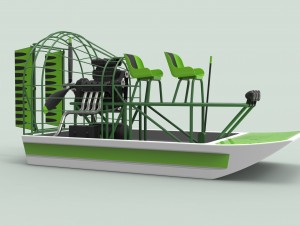 Airboat Model 3D