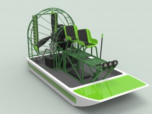 Airboat Model 3D