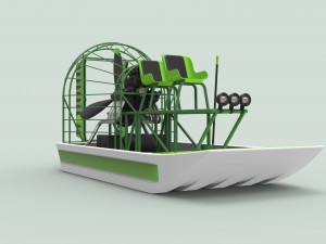 Airboat Model 3D