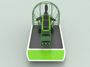 Airboat Model 3D