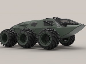 Concept military vehicle Model 3D