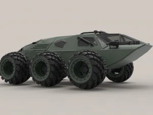 Concept military vehicle 3D Model