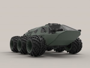 Concept military vehicle Model 3D