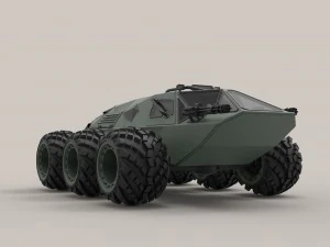 Concept military vehicle 3D Model