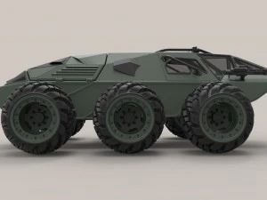 Concept military vehicle 3D Model