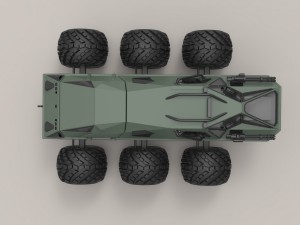 Concept military vehicle Model 3D