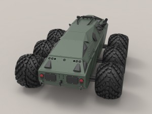 Concept military vehicle Model 3D