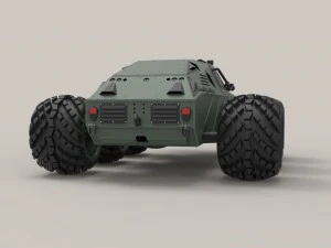 Concept military vehicle 3D Model