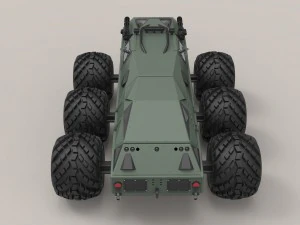 Concept military vehicle 3D Model