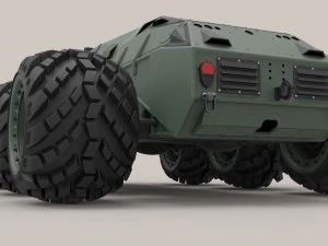 Concept military vehicle 3D Model