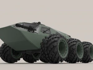 Concept military vehicle 3D Model