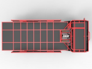 Truck with tracks Modello 3D