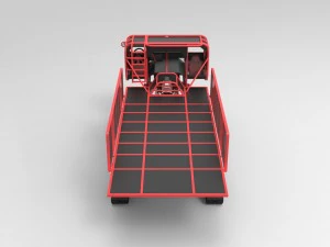 Truck with tracks 3D Model