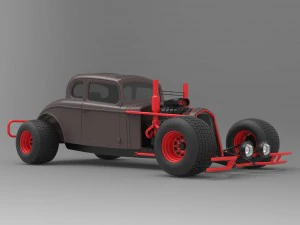 Hot rod 3D Model