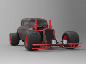 Hot rod 3D Model