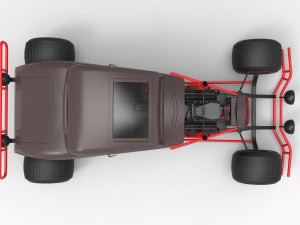 Hot rod Modello 3D