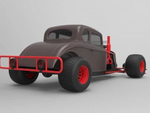 Hot rod 3D Model