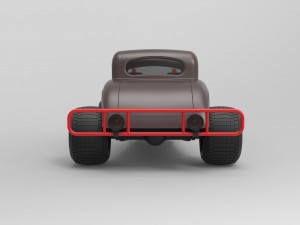Hot rod Modello 3D