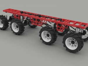 Chassis 8x8 Modèle 3D