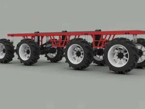 Chassis 8x8 3D Model