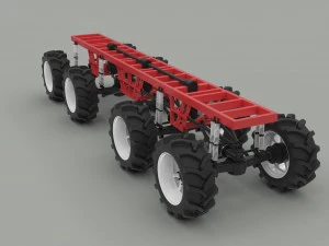 Chassis 8x8 3D Model