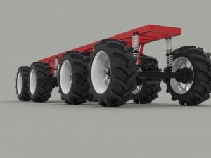 Chassis 8x8 3D मॉडल