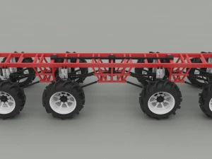 Chassis 8x8 3D Model