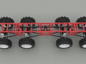 Chassis 8x8 3D मॉडल