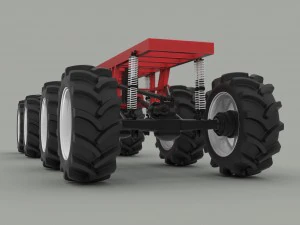 Chassis 8x8 3D Model