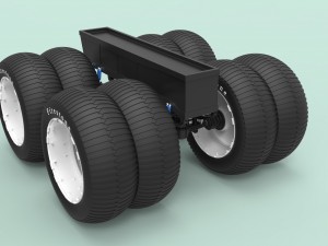 Chassis for monster truck 3D Model