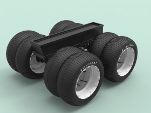 Chassis for monster truck 3D मॉडल