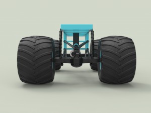 Chassis for monster vehicle 3D Model