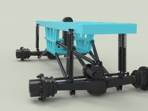 Chassis for monster vehicle 3D Model