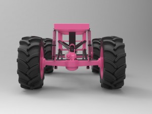 Chassis for mud truck 3Dモデル