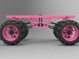 Chassis for mud truck 3Dモデル