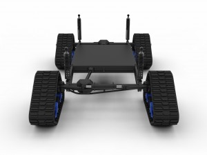 Chassis for vehicle with mattracks suspension tracks 3D 모델