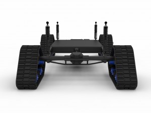 Chassis for vehicle with mattracks suspension tracks 3D 모델