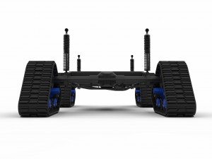 Chassis for vehicle with mattracks suspension tracks 3D 모델