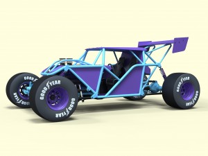 Road buggy 3D Model