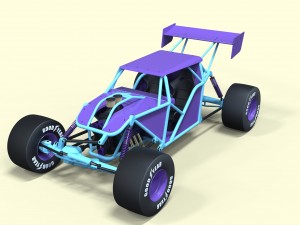 Road buggy 3D Model