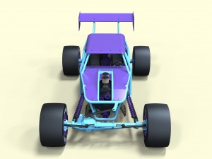 Road buggy 3D Model