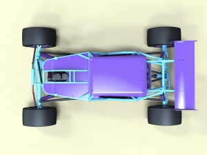 Road buggy 3D Model