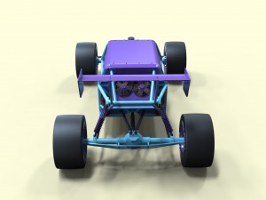 Road buggy 3D Model