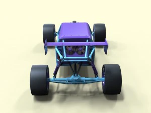 Road buggy 3D Model