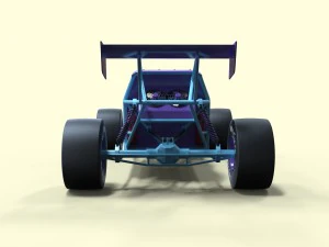 Road buggy 3D Model