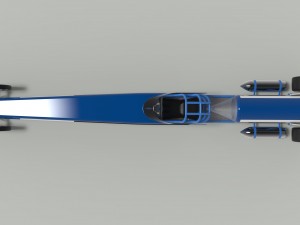 Jet dragster 3D-Modell
