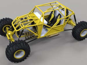 Rock crawling buggy 3D Модель