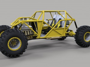 Rock crawling buggy 3D मॉडल