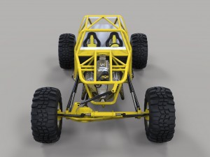 Rock crawling buggy 3D मॉडल